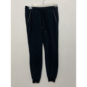 Hollister Black Y2K Logo Tape Piping‎ Joggers Men’s Size Medium